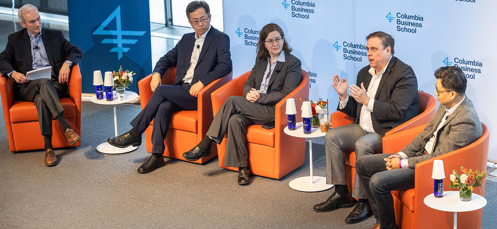 Panelists for the AI in Finance Conference