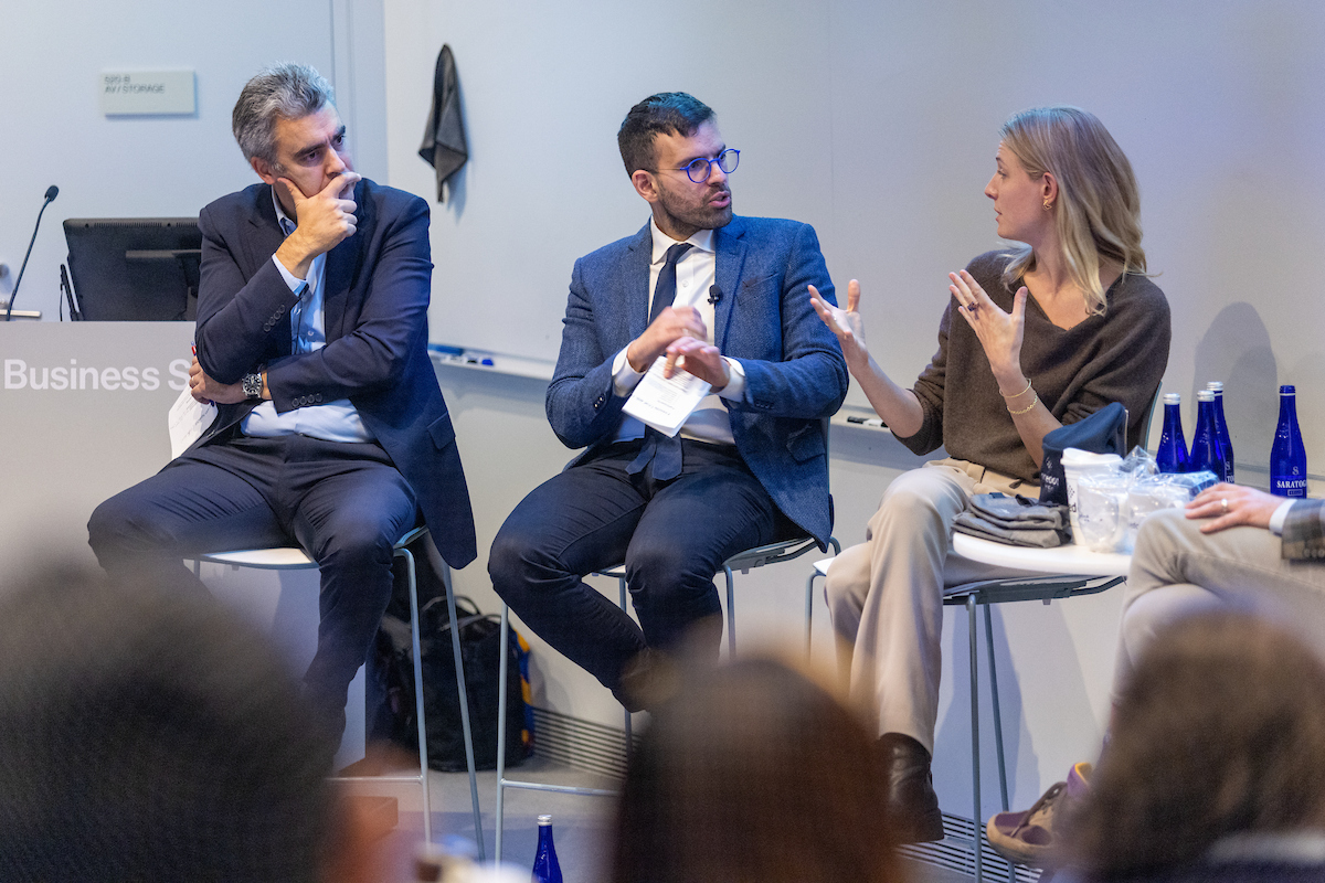 Panelists at the Connecting the Dots event