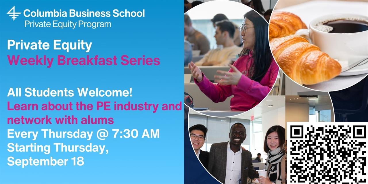 PE Program Breakfast Series - Guest Mark Hallock `82, M2O image