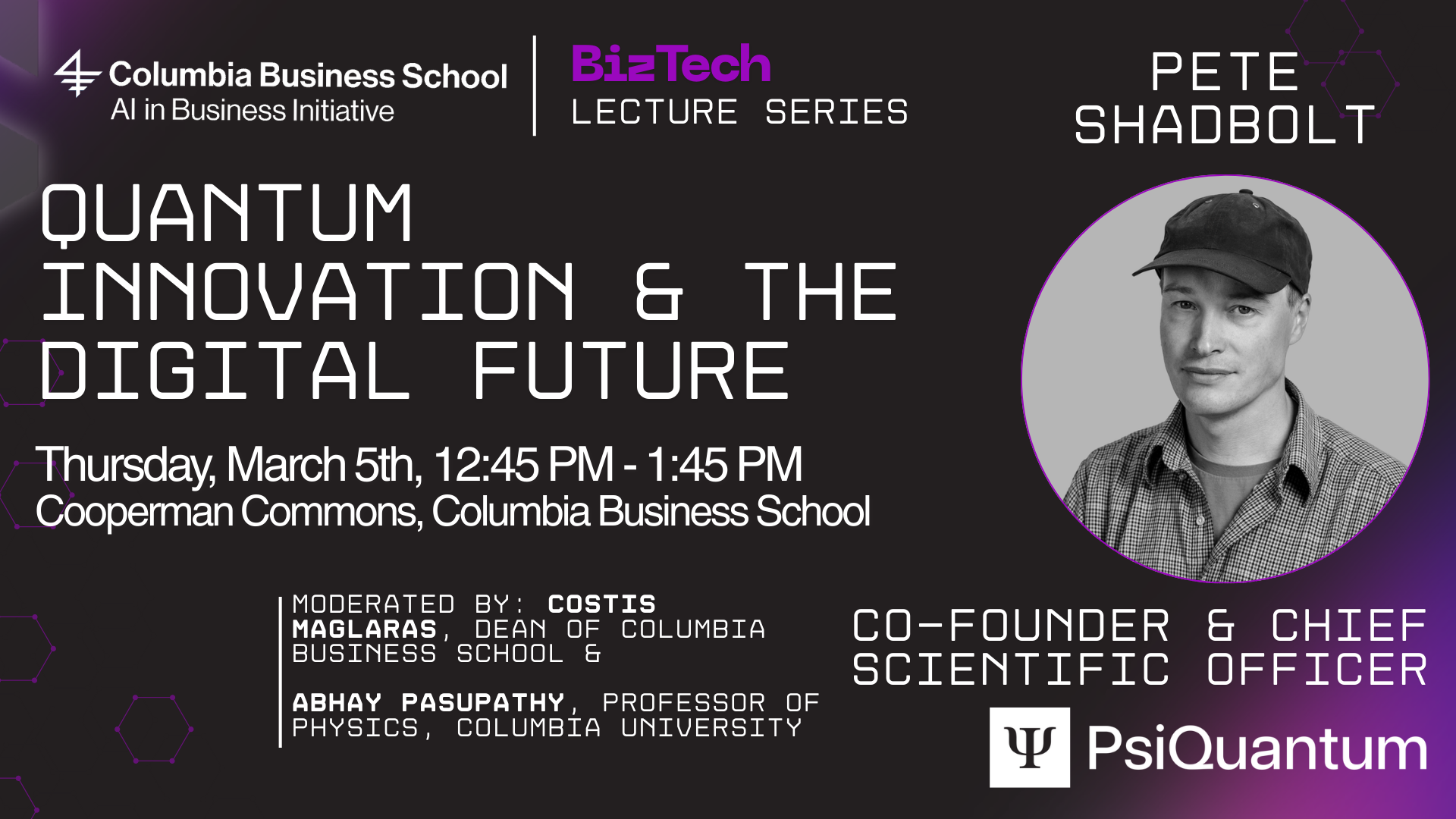 Quantum Innovation & The Digital Future, AI in Business BizTech Series