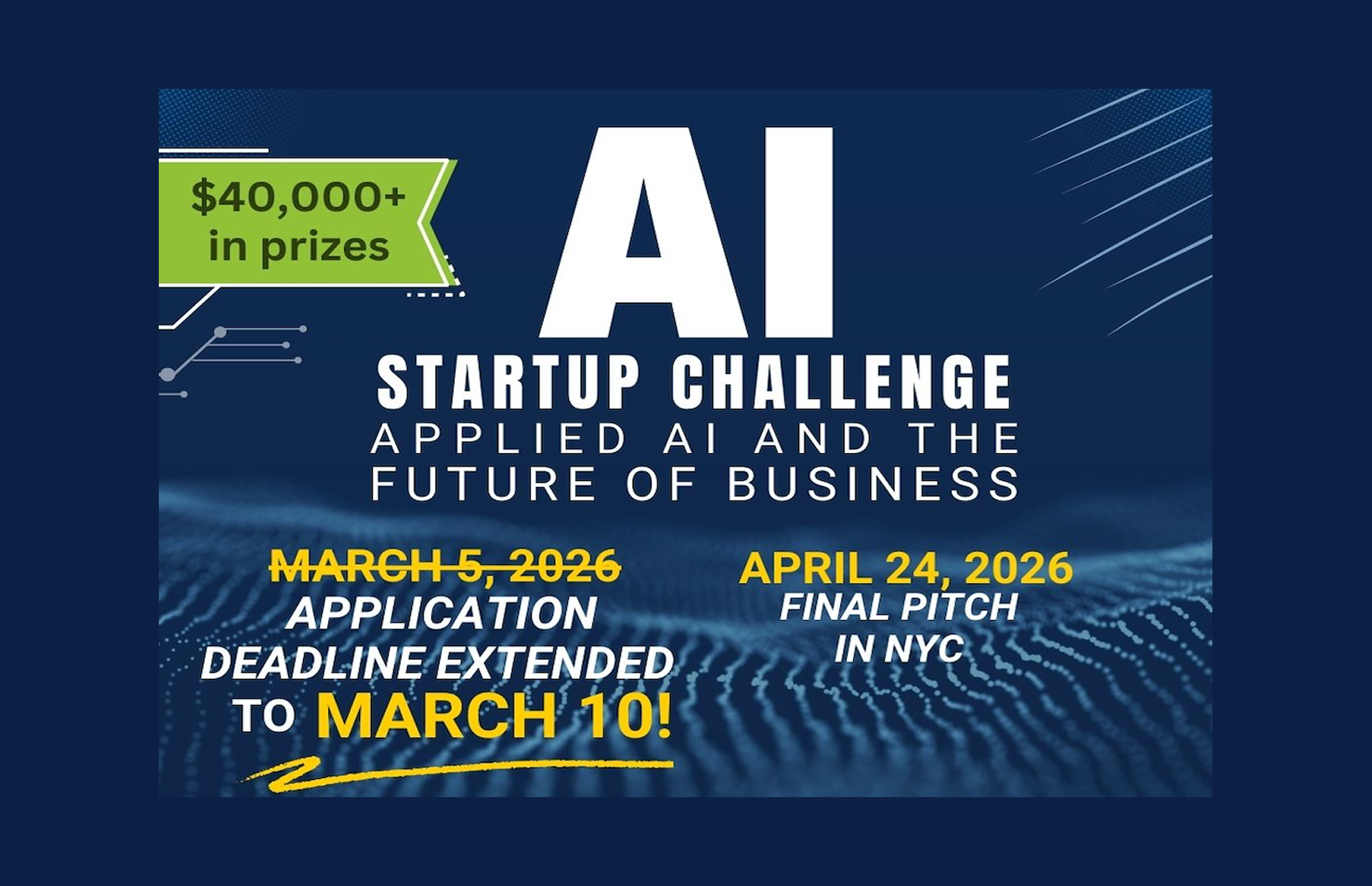 AI Startup Challenge March 10 Image