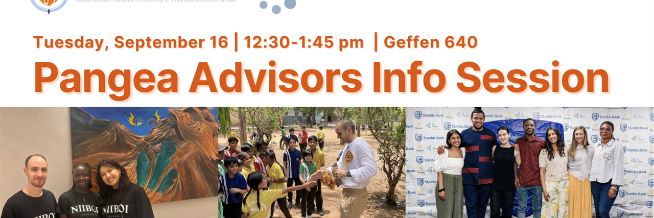 Pangea Advisors Info Session FA25 image