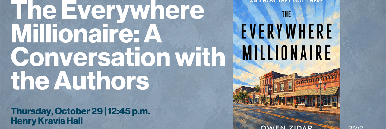 The Everywhere Millionaire: A Book Talk with Eric Zwick and Owen Zidar image