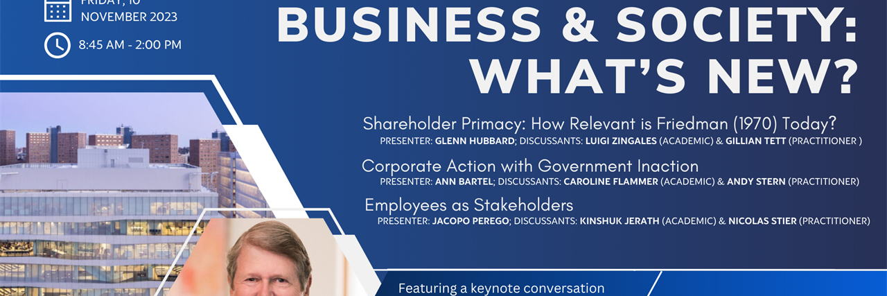Business & Society Conference: What's Next? image