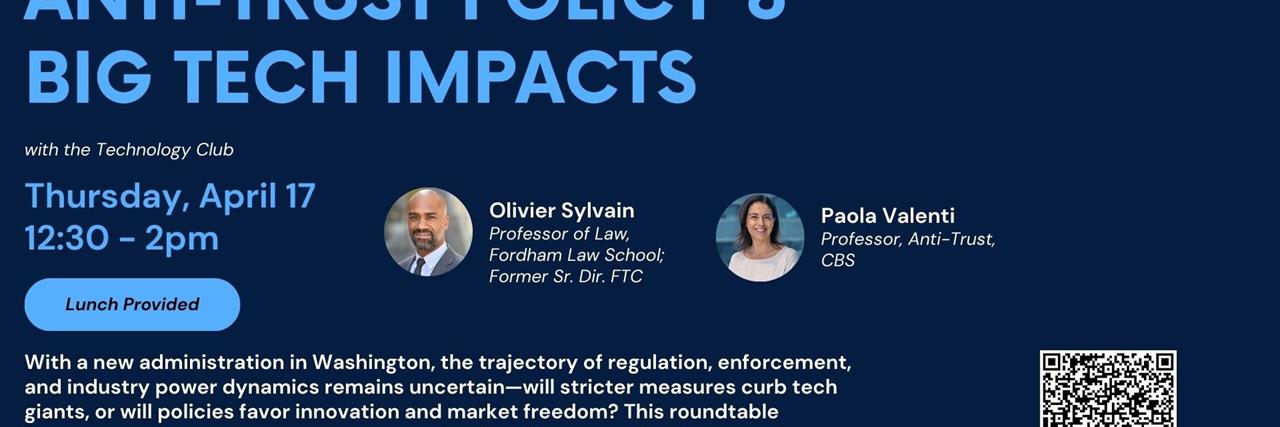  Post-Election Series: Antitrust & Big Tech Roundtable image