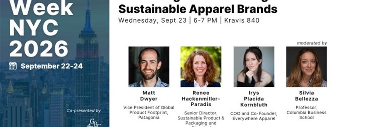 Rethinking Retail: Building More Sustainable Apparel Brands [Climate Week NYC]  image