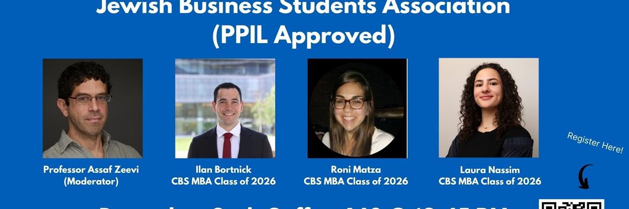 [PPIL Approved] Traveling While with the Jewish Business Students Association image