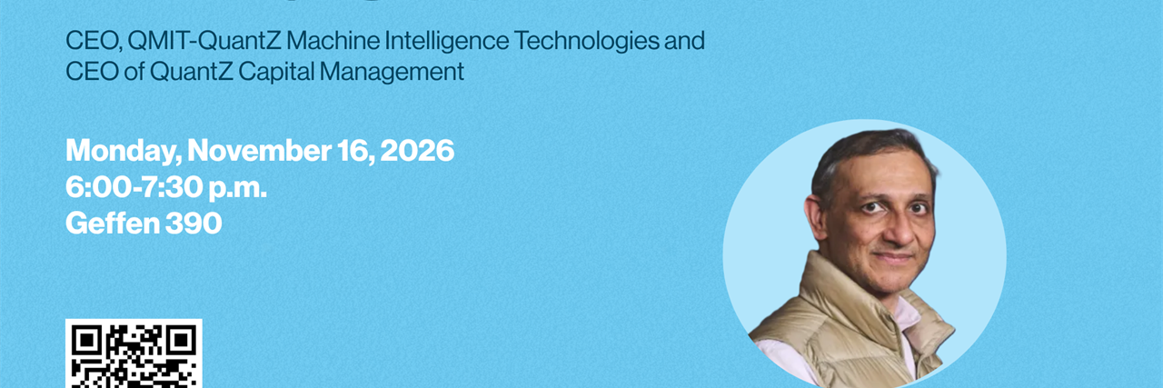 Talk by Milind Sharma, CEO, QMIT- QuantZ Machine Intelligence Technologies and CEO of QuantZ Capital Management image