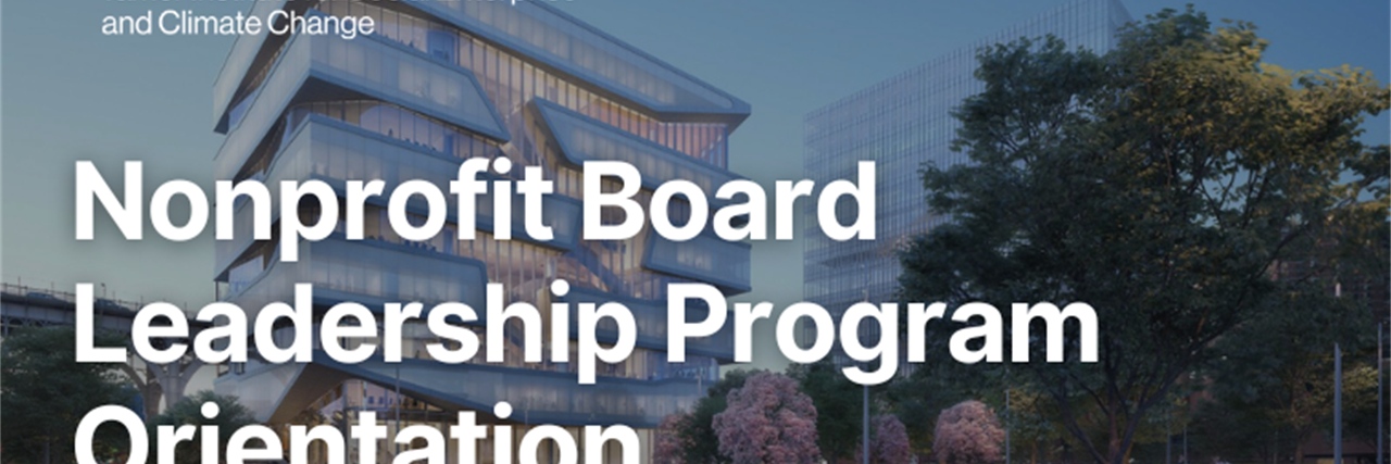 Nonprofit Board Leadership Program (NBLP): Student Orientation image