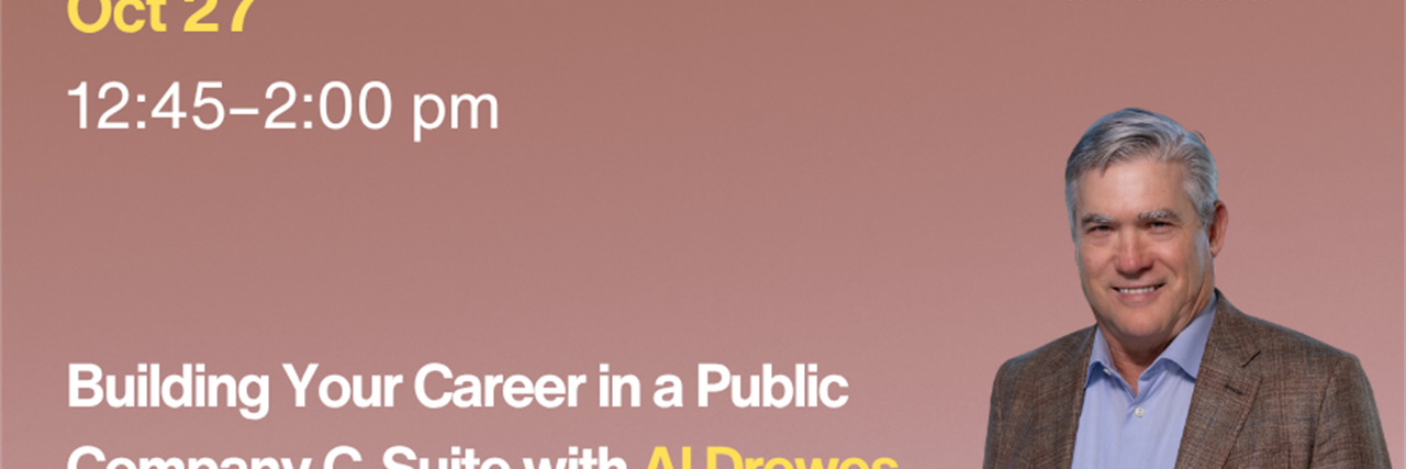 Building Your Career in a Public Company C-Suite with Al Drewes, Former COO, Sun Products Corp.  image