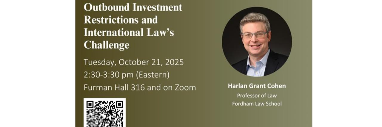 Outbound Investment Restrictions and International Law’s Challenge image