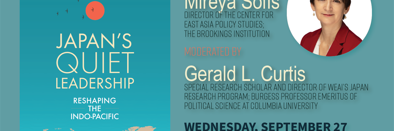 Book Launch & Talk: Japan’s Quiet Leadership: Reshaping the Indo-Pacific image