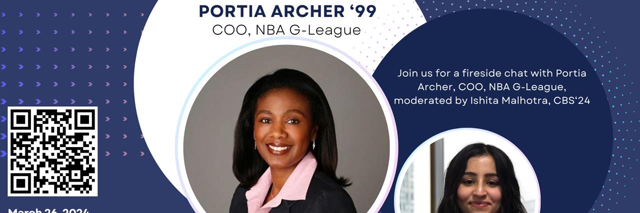 Disrupting Sports: A Conversation with Portia Archer '99, COO of NBA G-League image