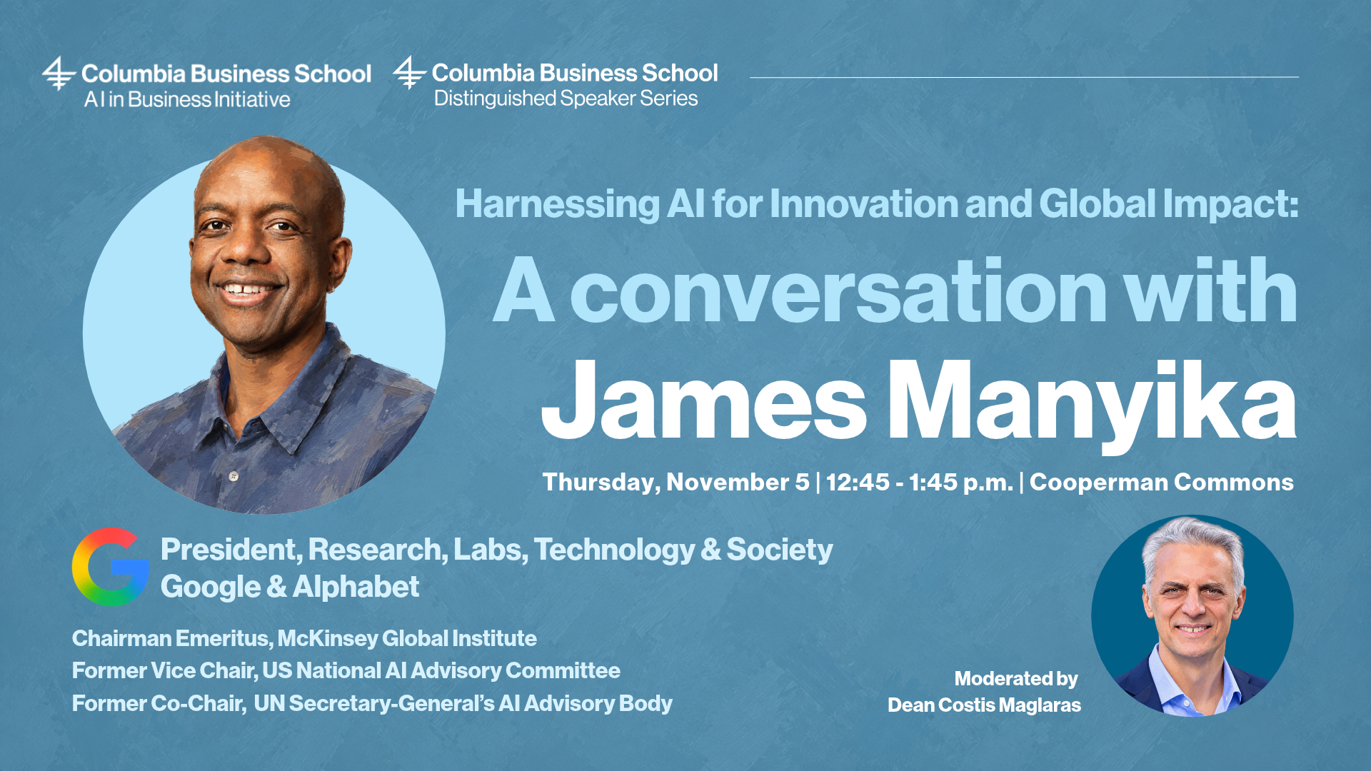 Harnessing AI for Innovation and Global Impact: A Conversation with James Manyika