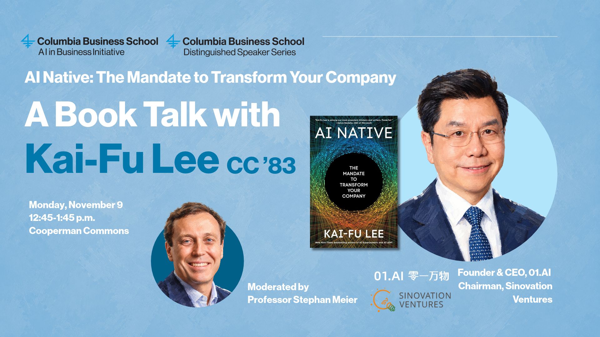 AI Native: The Mandate to Transform Your Company - A Book Talk with Kai-Fu Lee