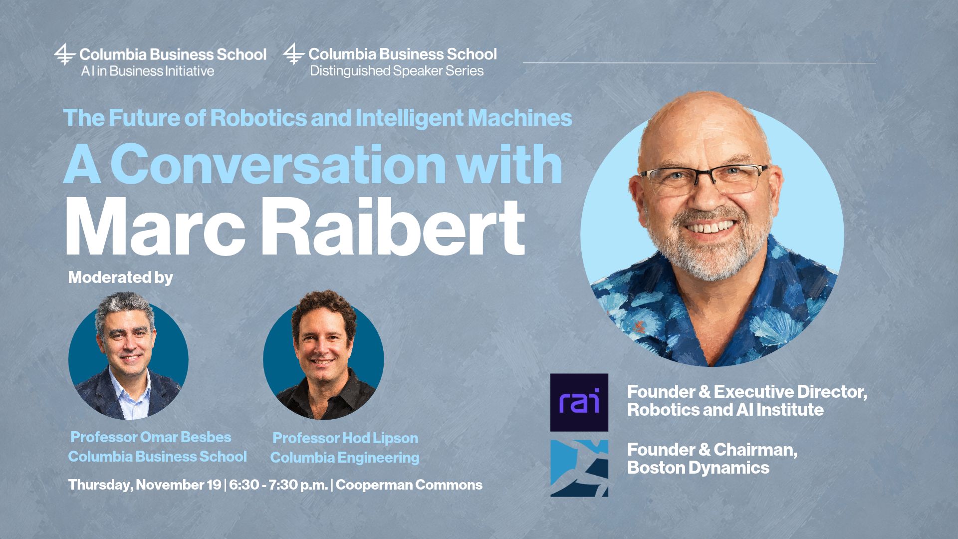 The Future of Robotics and Intelligent Machines: A Conversation with Marc Raibert