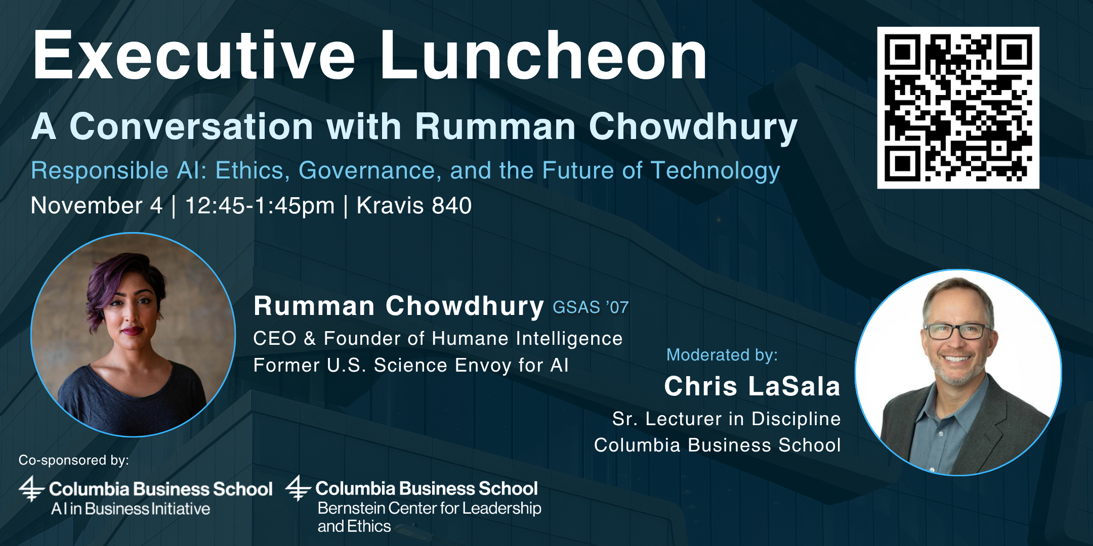 Executive Luncheon Flyer, Rumman Image
