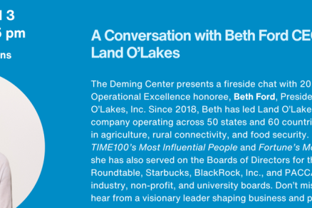 The Deming Cup Fireside Chat: A Conversation with Honoree Beth Ford image