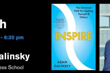 Toronto: Book Launch with Professor Adam Galinsky image