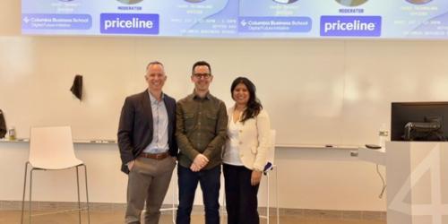 Tuesday, April 1, 2025 BIZTech Lecture Series: The Product-Tech Partnership: What Sets the Best Apart? Professor Chris LaSala  with Kevin Heery and Sejal Amin, Chief Product Officer & Chief Technology Officer at Priceline.