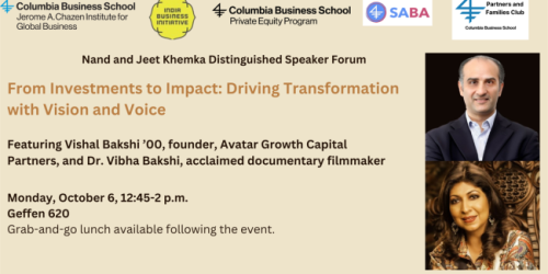 Monday, October 6, 2025 Nand & Jeet Khemka Distinguished Speaker Forum-From Investments to Impact: Driving Transformation with Vision and Voice (PPIL Approved) Nand & Jeet Khemka Distinguished Speaker Forum-From Investments to Impact: Driving Transformation with Vision and Voice (PPIL Approved) image