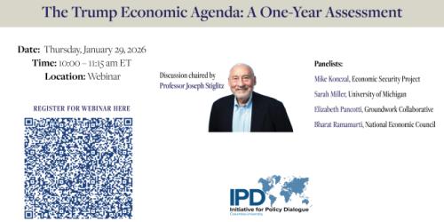 Thursday, January 29, 2026 The Trump Economic Agenda: A One-Year Assessment The Trump Economic Agenda: A One-Year Assessment