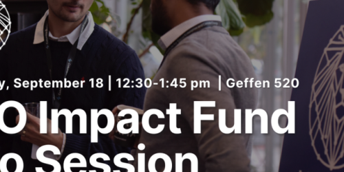 Thursday, September 18, 2025 LEO Impact Fund Info Session FA25 LEO Impact Fund Info Session FA25 image