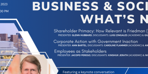Friday, November 10, 2023 Business & Society Conference: What's Next? Business & Society Conference: What's Next? image