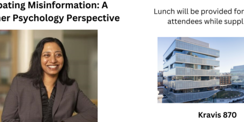 Monday, November 20, 2023 Combating Misinformation: A Consumer Psychology Perspective Combating Misinformation: A Consumer Psychology Perspective image