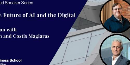 Tuesday, March 26, 2024 Shaping the Future of AI and the Digital Economy: A Conversation with Reid Hoffman and Costis Maglaras   Shaping the Future of AI and the Digital Economy: A Conversation with Reid Hoffman and Costis Maglaras   image