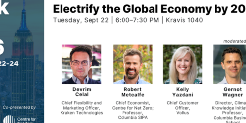 Tuesday, September 22, 2026 The 35% Moment: What Will It Take to Electrify the Global Economy by 2035?  [Climate Week NYC] The 35% Moment: What Will It Take to Electrify the Global Economy by 2035?  [Climate Week NYC] image