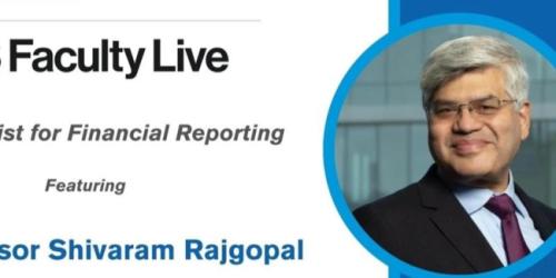 Thursday, May 15, 2025 CBS Faculty Live with Professor Shiva Rajgopal CBS Faculty Live with Professor Shiva Rajgopal image
