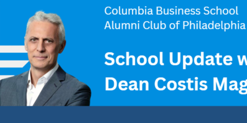Tuesday, March 4, 2025 Philadelphia: School Update with Dean Costis Maglaras Philadelphia: School Update with Dean Costis Maglaras image