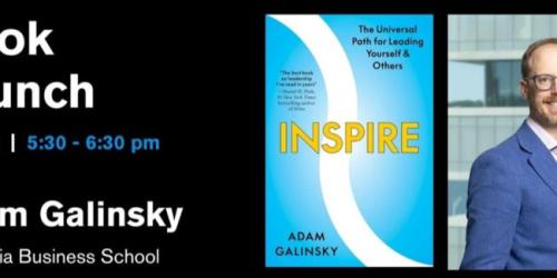 Wednesday, May 14, 2025 Toronto: Book Launch with Professor Adam Galinsky Toronto: Book Launch with Professor Adam Galinsky image