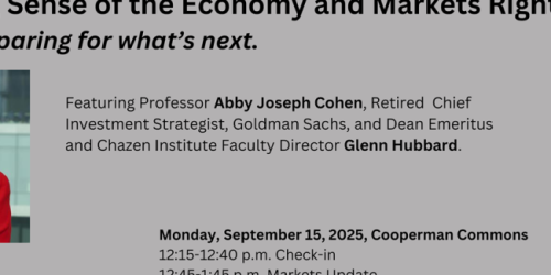 Monday, September 15, 2025 Making Sense of the Economy and Markets Right Now And preparing for what comes next. Making Sense of the Economy and Markets Right Now And preparing for what comes next. image