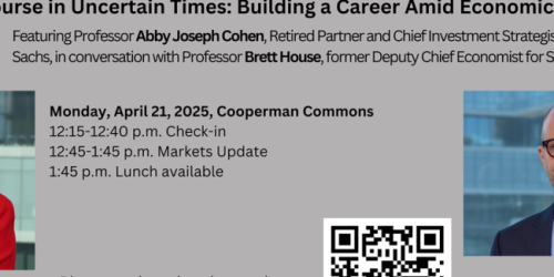 Monday, April 21, 2025 Spring 2025 Global Markets Update: Charting a Course in Uncertain Times: Building a Career Amid Economic Turbulence Spring 2025 Global Markets Update: Charting a Course in Uncertain Times: Building a Career Amid Economic Turbulence image