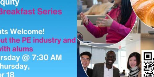 Thursday, November 6, 2025 PE Program Breakfast Series - Guest, Khalil Benlemlih `17, Igneo PE Program Breakfast Series - Guest, Khalil Benlemlih `17, Igneo image