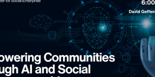 Wednesday, September 13, 2023 Empowering Communities Through AI and Social Entrepreneurship Empowering Communities Through AI and Social Entrepreneurship image
