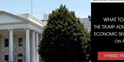 Friday, January 24, 2025 What to Expect: The Trump Administration’s Economic Security Policy on Asia What to Expect: The Trump Administration’s Economic Security Policy on Asia image