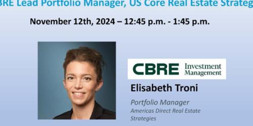 Tuesday, November 12, 2024 CMC Presents: Insights from CBRE's Portfolio Management Expert CMC Presents: Insights from CBRE's Portfolio Management Expert image